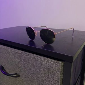 Ray-Ban Round Metal Polarized Black Lenses
